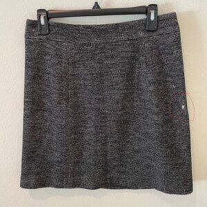 Ann Taylor Women's Lined Wool Blend Skirt,  Black - Size: 4